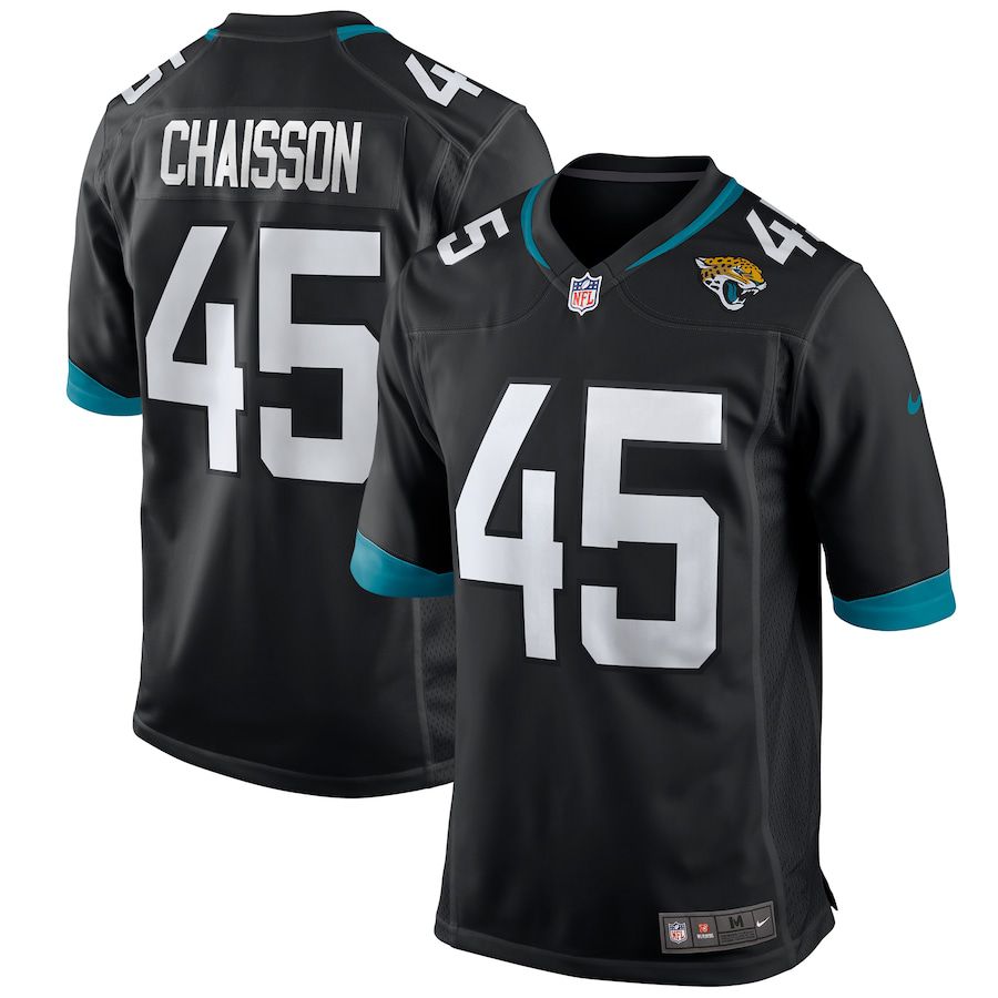 Men Jacksonville Jaguars 45 Chaisson Nike Black Game NFL Jersey